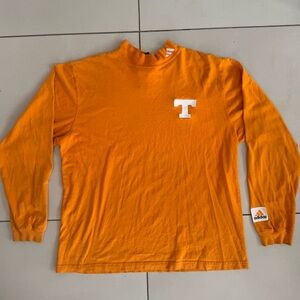 UNIQUE Adidas Vibrant Orange Crewneck with Logo Patch